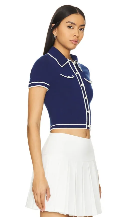 Alice   Olivia Marlena Polo in Navy