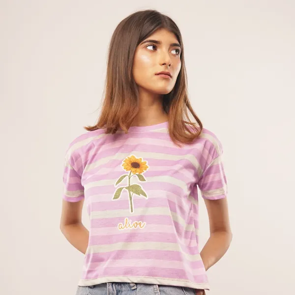 ALIVE Women Crop Top