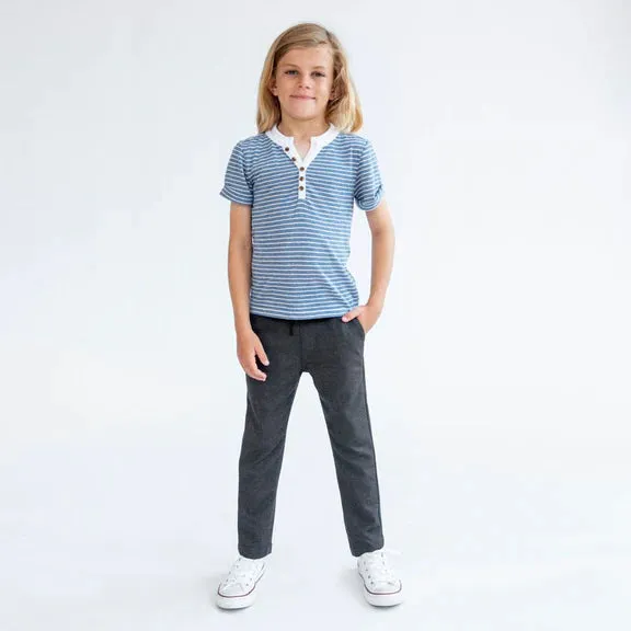 Appaman Boys Everyday Stretch Pant  8ESP-DG  Dark Grey *