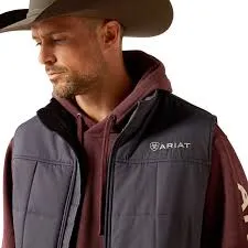 Ariat Men's Odyssey Grey Crius Insulated Vest