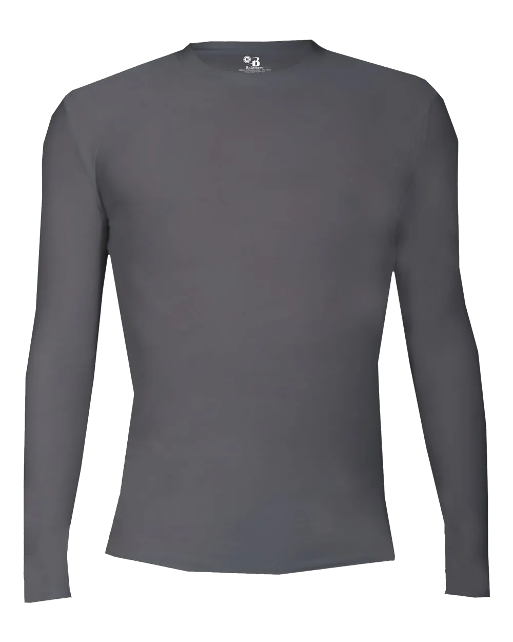 Badger Men's 4605 Pro-Compression Long-Sleeve Crew Shirt
