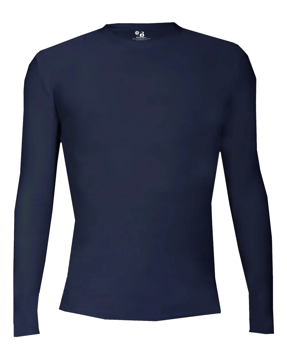 Badger Men's 4605 Pro-Compression Long-Sleeve Crew Shirt