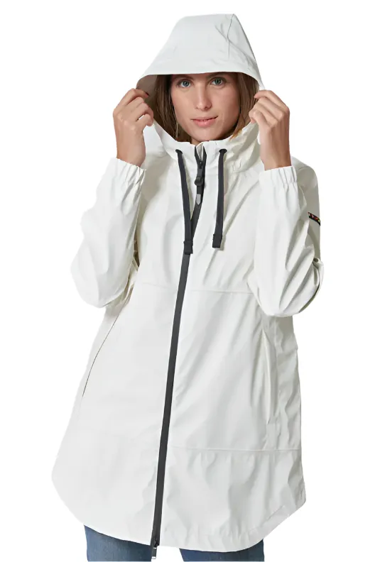 Batela Waterproof Raincoat With Back Detail