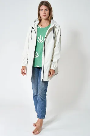 Batela Waterproof Raincoat With Back Detail