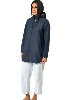 Batela Waterproof Raincoat With Back Detail