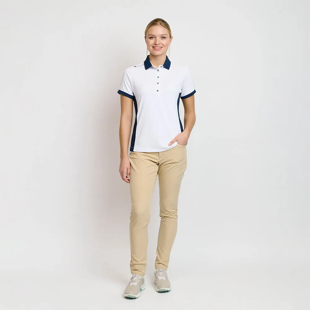Dame Hole-in-one Polo, Hvid