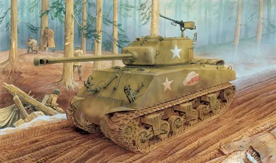 Dragon Military Models 1/72 M4A3(76) W VVSS Sherman Kit