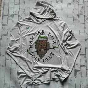 Hammer Down "Golf Club" Lightweight Hoodie - Light Grey