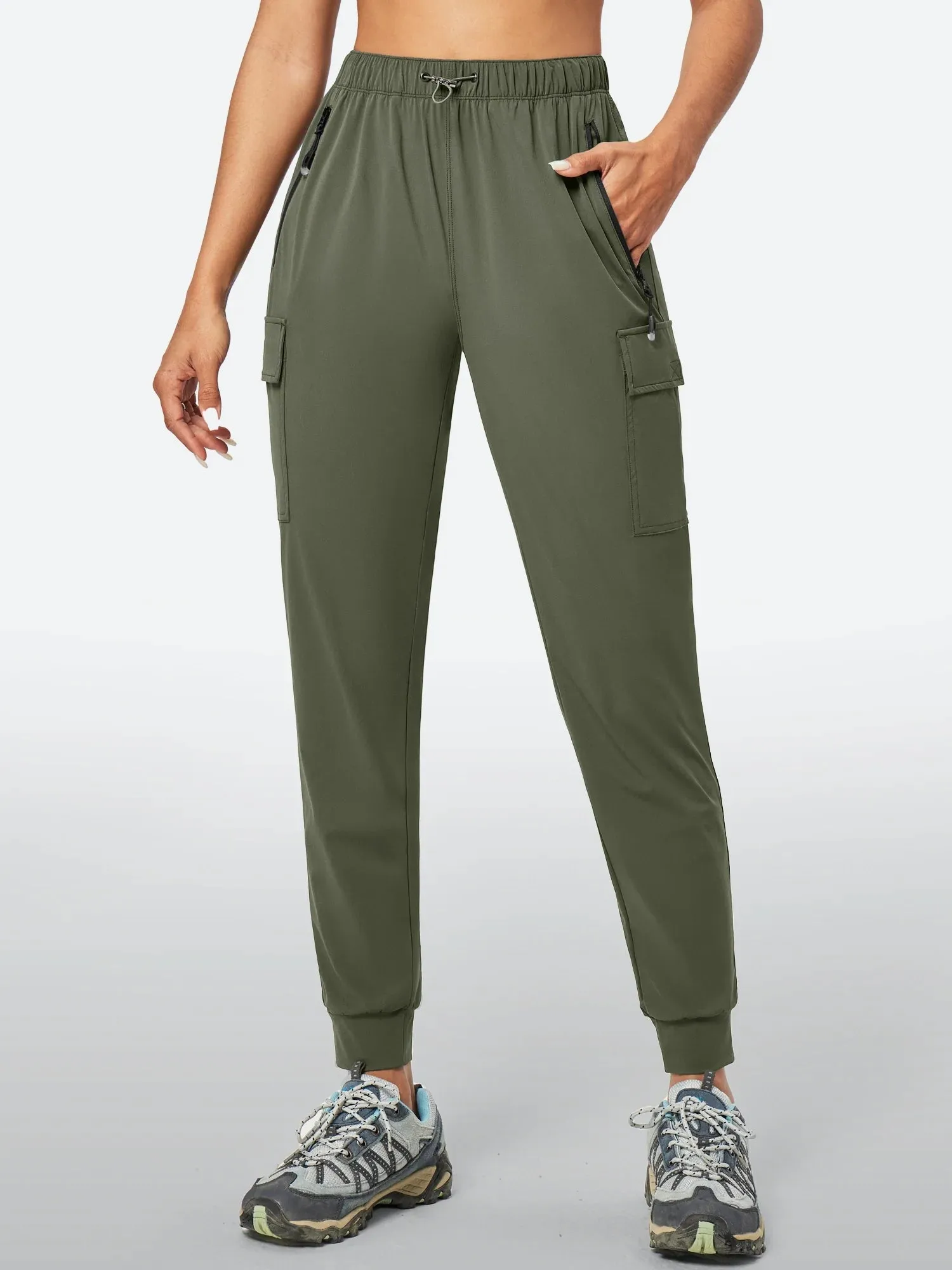 IUGA UPF50  Quick Dry Hiking Cargo Joggers With Pockets