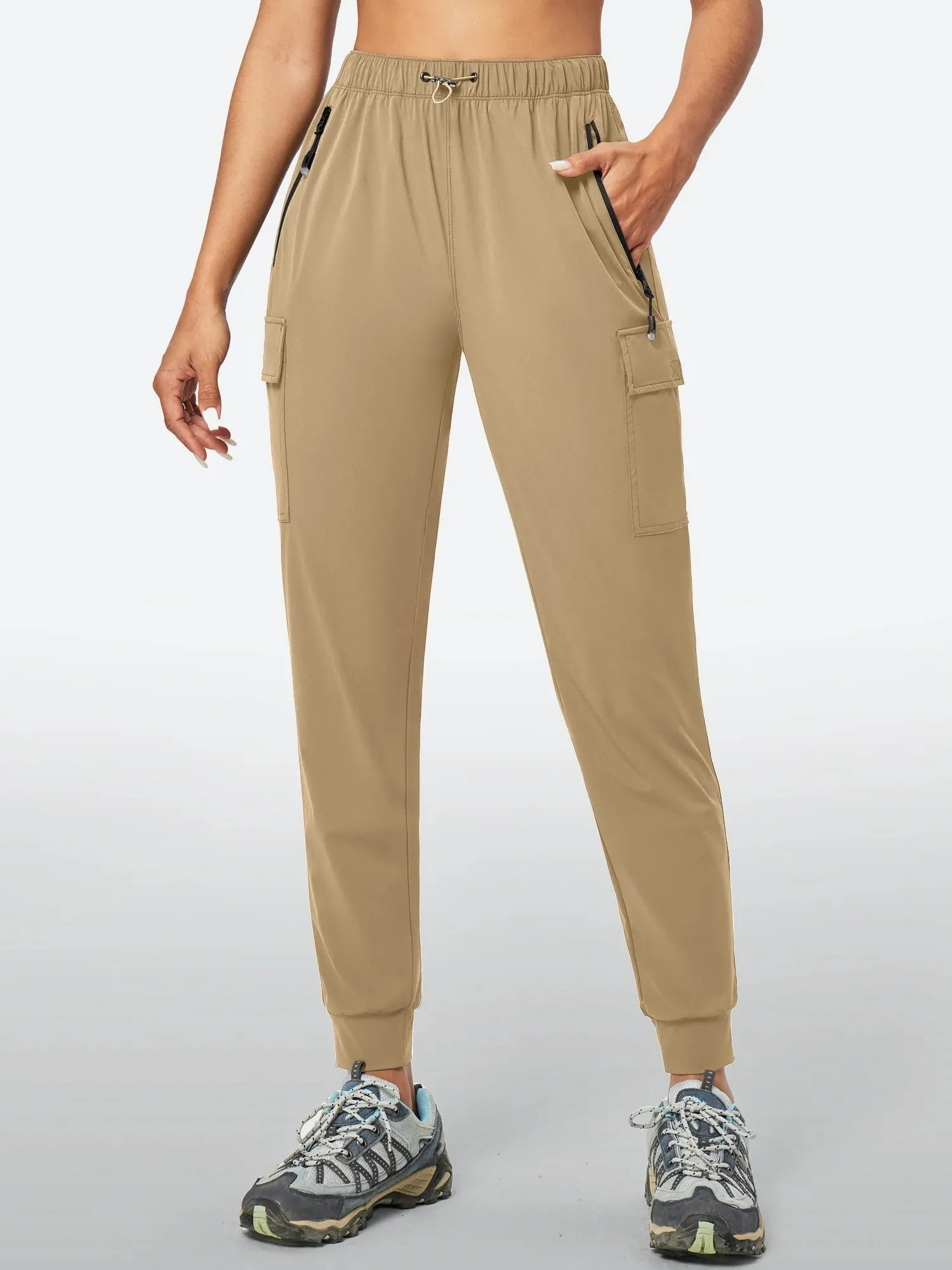 IUGA UPF50  Quick Dry Hiking Cargo Joggers With Pockets