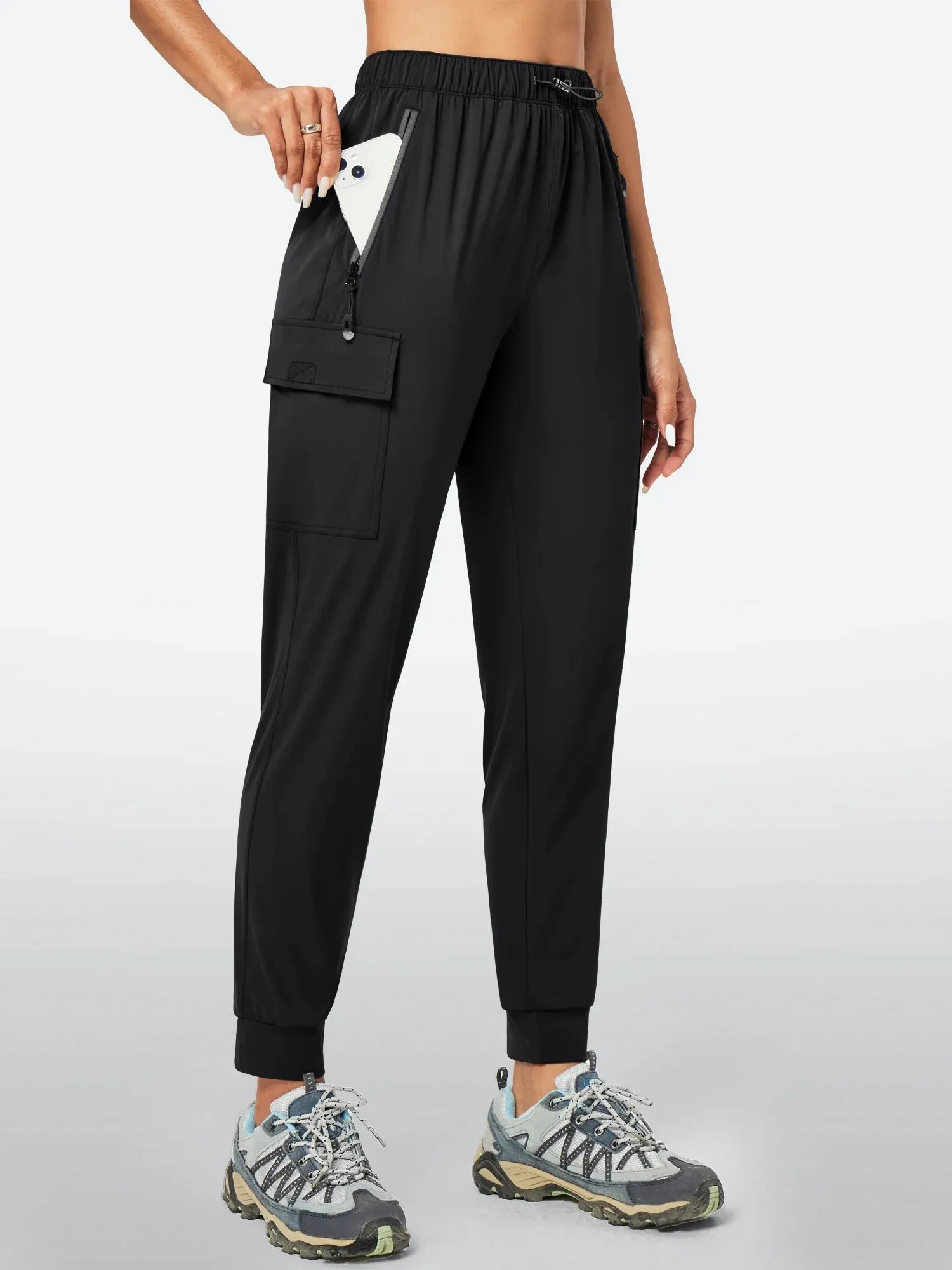 IUGA UPF50  Quick Dry Hiking Cargo Joggers With Pockets