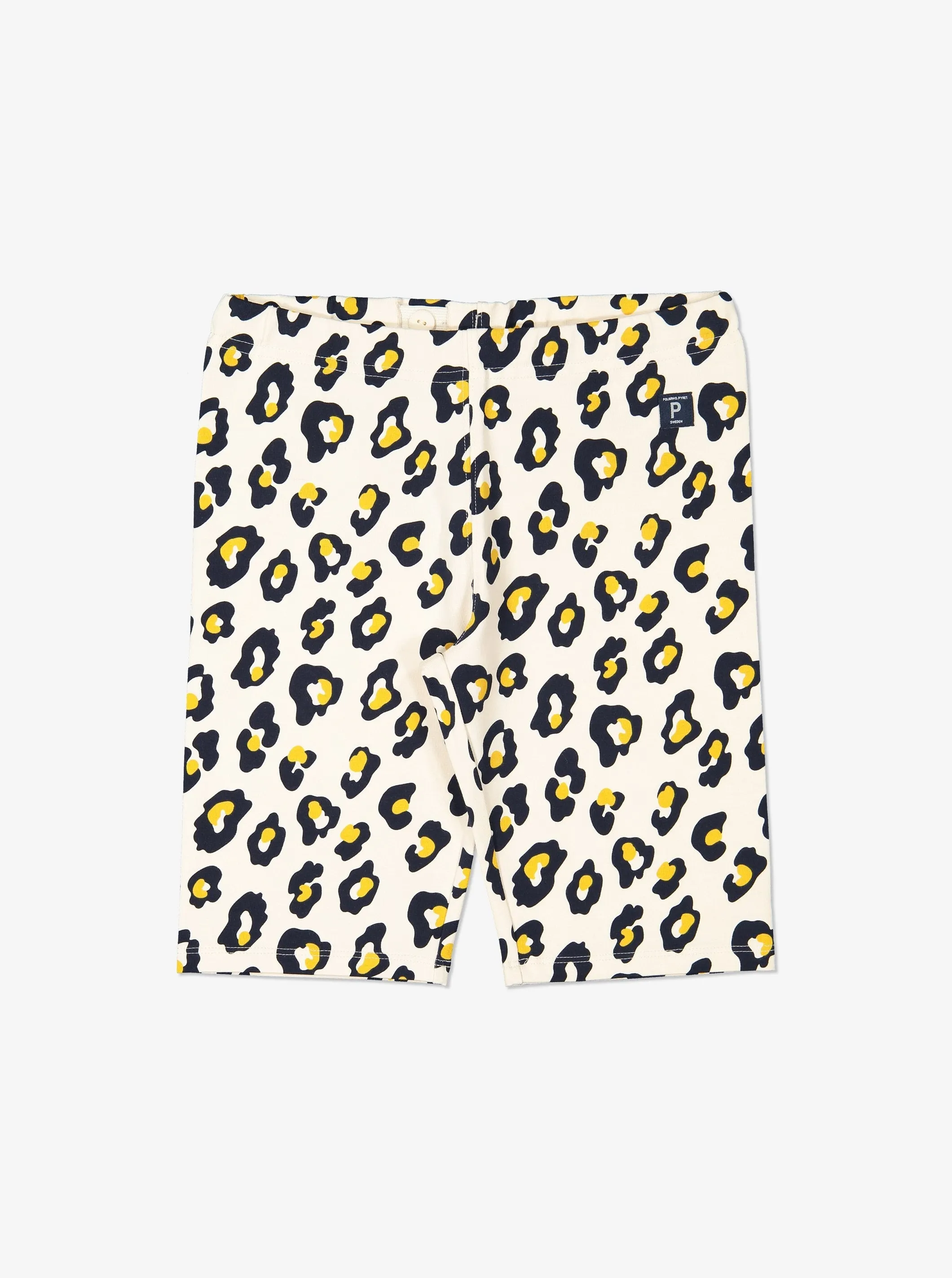 Leopard Print Kids Cycling shorts