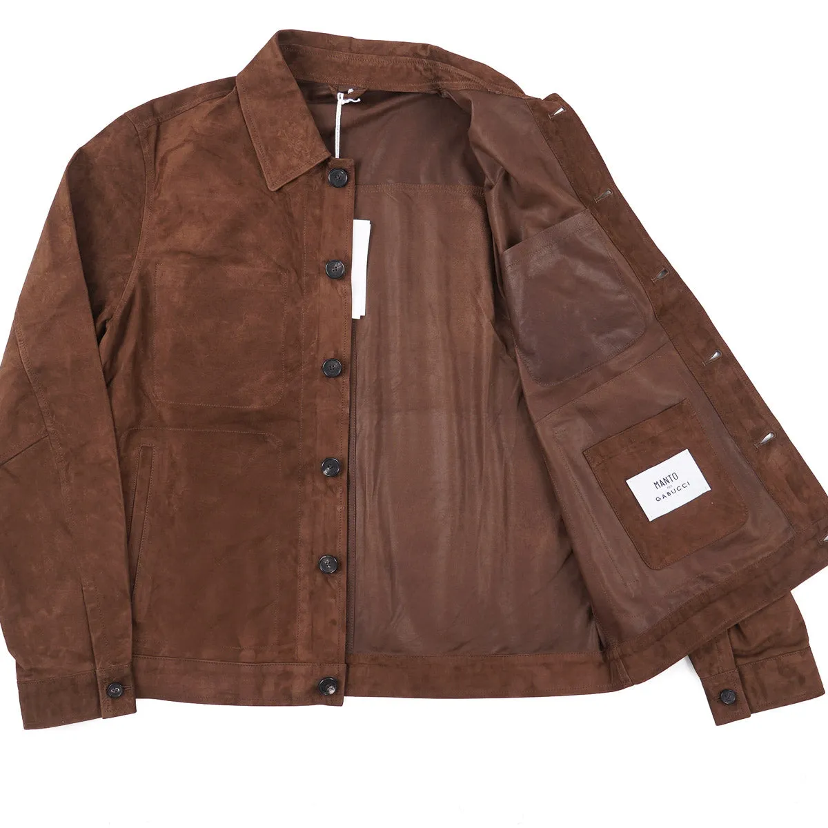 Manto Lightweight Unlined Nappa Suede Jacket