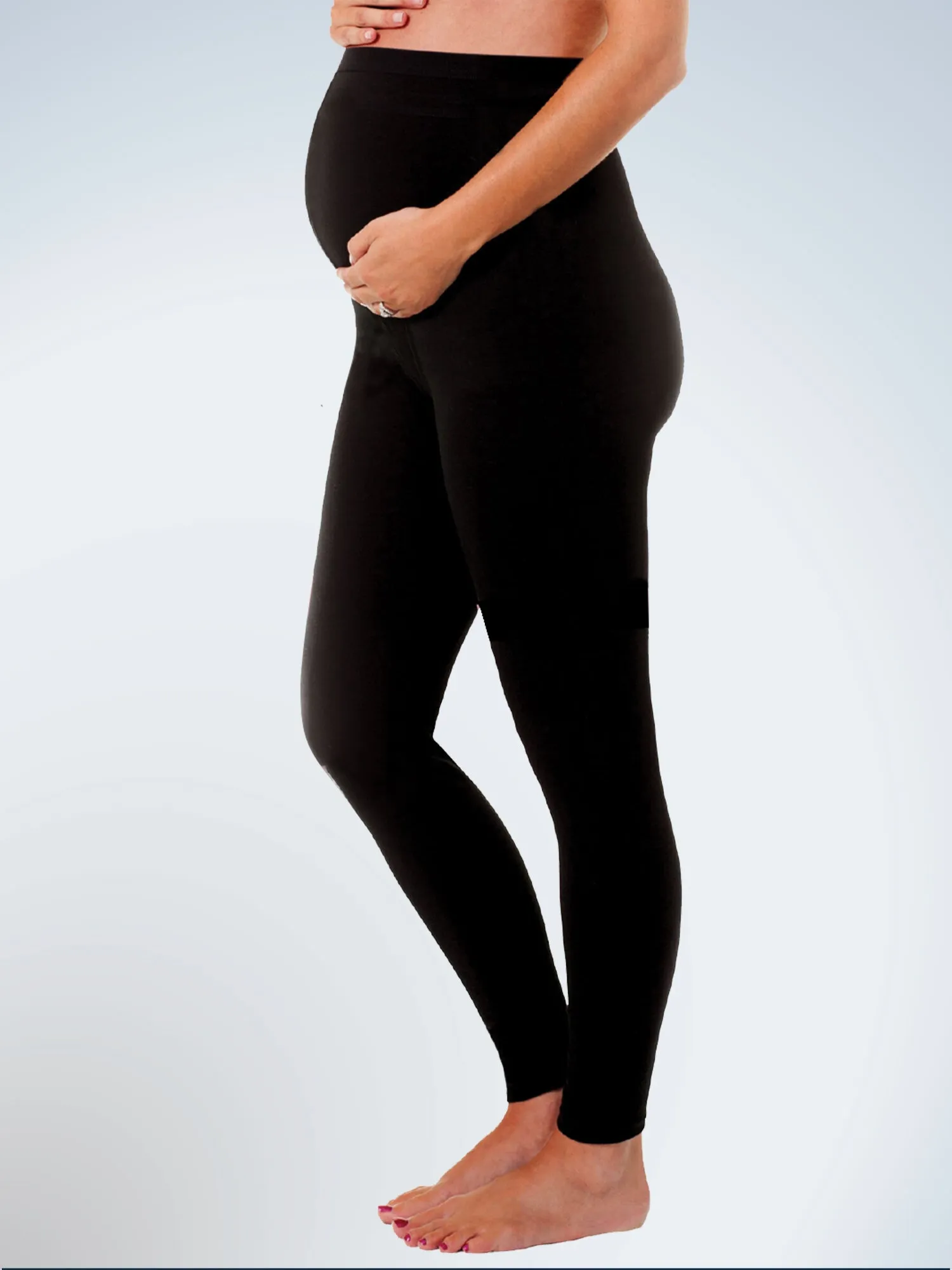 Maternity Support Leggings Patented Back Support 2-Pack