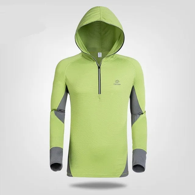 Men Hooded Long-sleeve Sun Protection