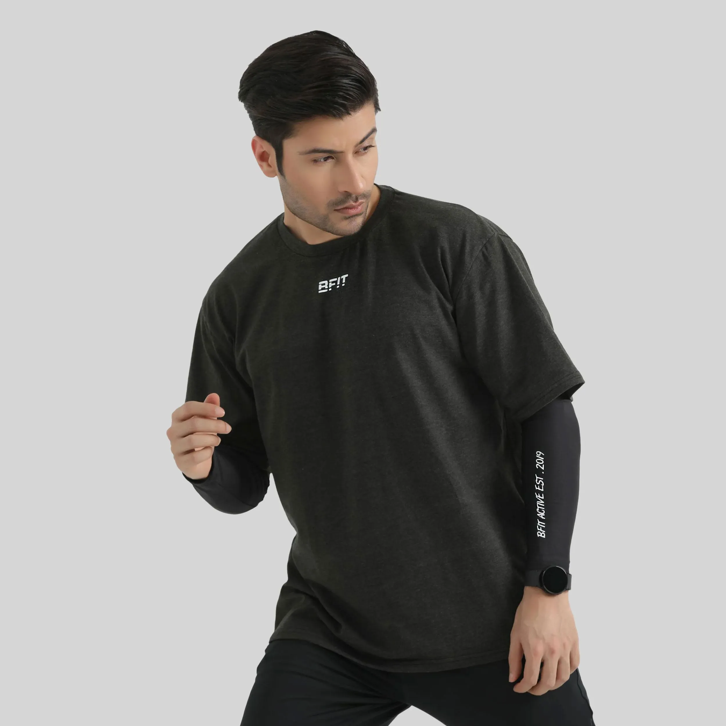 Oversized Shirts Absorbed Compression Sleeves