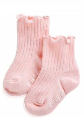 ShaSha Pink Ruffle Socks