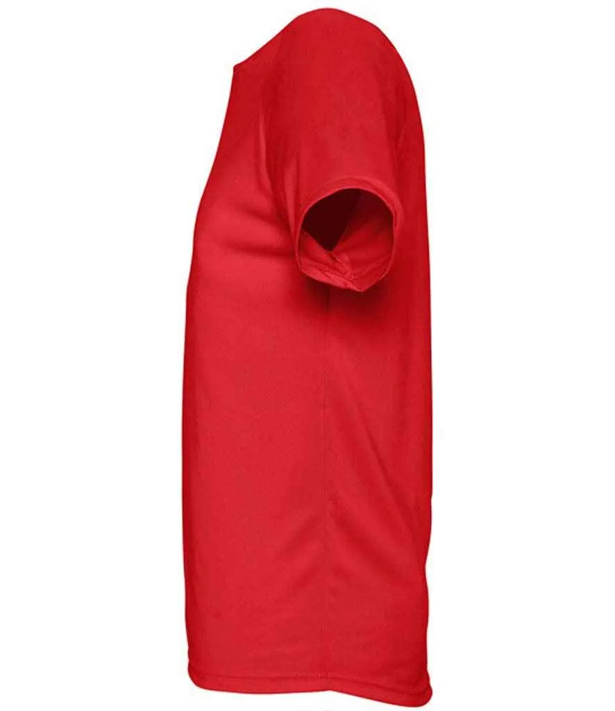 SOL'S Sporty Performance T-Shirt | Red