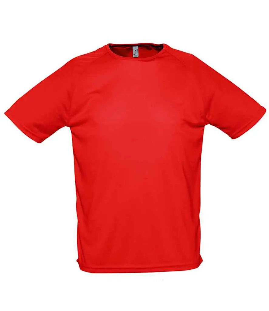 SOL'S Sporty Performance T-Shirt | Red