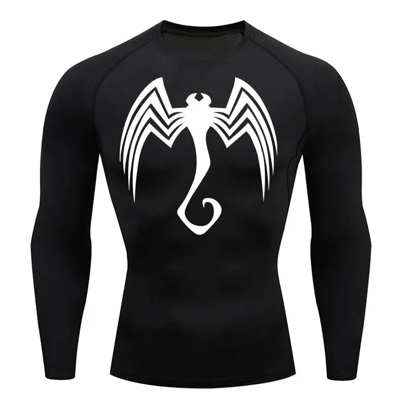 Symbiote God Long Sleeve Compression Shirt