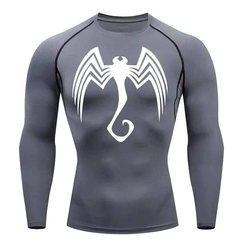 Symbiote God Long Sleeve Compression Shirt