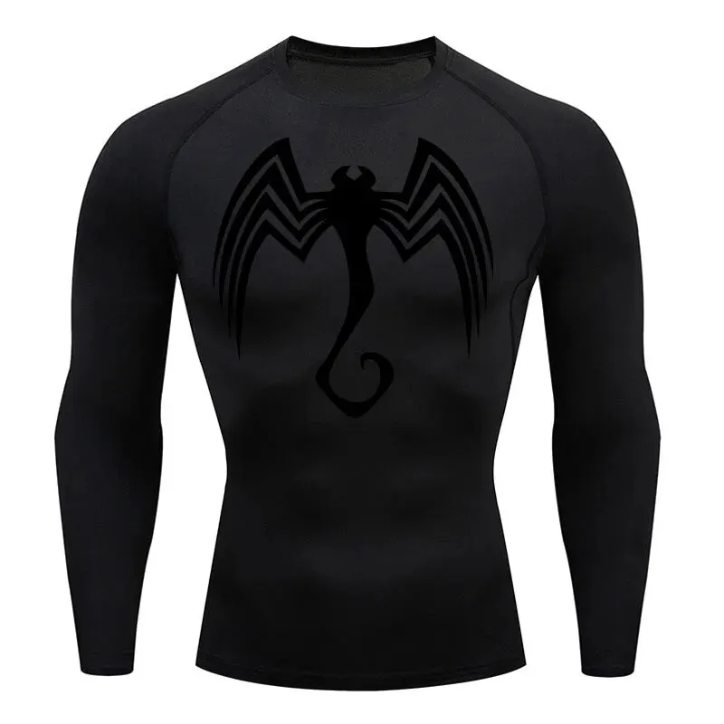 Symbiote God Long Sleeve Compression Shirt