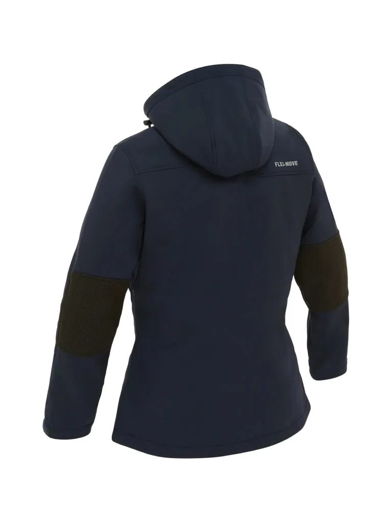 WOMEN’S FLX & MOVE™ HOODED SOFT SHELL JACKET