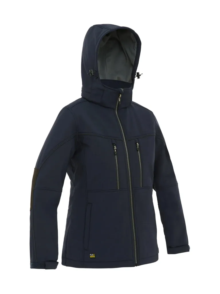 WOMEN’S FLX & MOVE™ HOODED SOFT SHELL JACKET